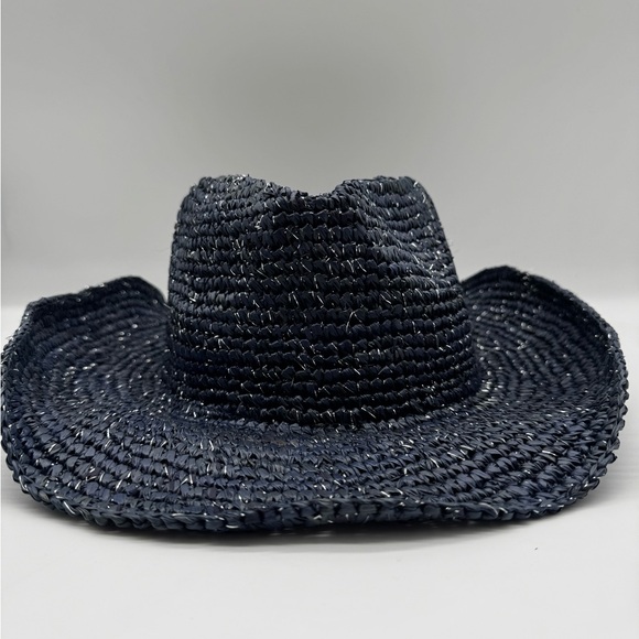 Boston Proper Navy Western‎ Woven Hat, O\\S. NWT main image 14